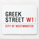 Greek Street  Mousepads
