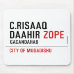 C.risaaq daahir  Mousepads
