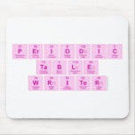 Periodic
 Table
 Writer  Mousepads