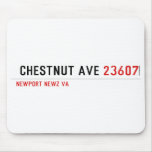  Chestnut Ave  Mousepads
