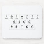 Periodic
 Table
 Writer  Mousepads