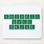 Periodic
 Table
 Writer  Mousepads