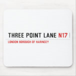 THREE POINT LANE  Mousepads