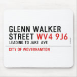 glenn walker street  Mousepads