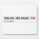 English 3rd grade  Mousepads