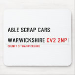 ABLE SCRAP CARS  WARWICKSHIRE  Mousepads