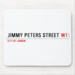 JIMMY PETERS Street  Mousepads