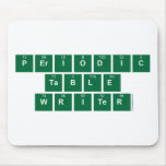 Periodic
 Table
 Writer  Mousepads