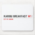 karibu breakfast  Mousepads