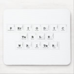 Periodic
 Table
 Writer  Mousepads