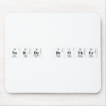 Nerdy Brother  Mousepads