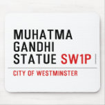 muhatma gandhi statue  Mousepads