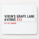 Vixen's Grape Lane  Avenue  Mousepads