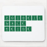 Periodic
 Table
 Writer  Mousepads