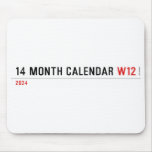 14 month calendar  Mousepads