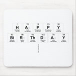Happy
 Birthday
   Mousepads