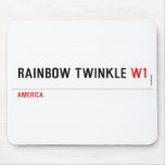 rainbow twinkle  Mousepads