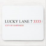 Lucky Lane 7  Mousepads