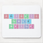 Periodic
 Table
 Writer  Mousepads