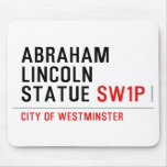 abraham lincoln statue  Mousepads