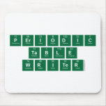Periodic
 Table
 Writer  Mousepads