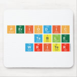 Periodic
 Table
 Writer  Mousepads