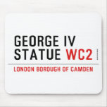 george iv statue  Mousepads