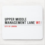 Upper Middle Management Lane  Mousepads