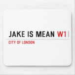 Jake is mean  Mousepads