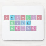 Periodic
 Table
 Writer  Mousepads