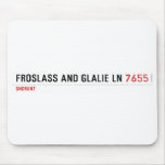 Froslass and glalie ln  Mousepads