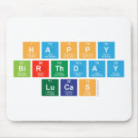Happy
 Birthday
 Lucas  Mousepads