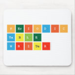 Periodic
 Table
 Writer  Mousepads