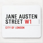 Jane Austen Street  Mousepads