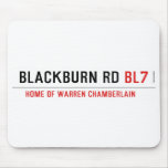Blackburn Rd  Mousepads