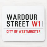 WARDOUR STREET  Mousepads