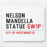 nelson mandella statue  Mousepads