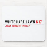 white hart lawn  Mousepads