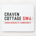 craven cottage  Mousepads