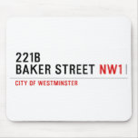 221B BAKER STREET  Mousepads
