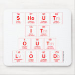 Shout
 It
 Out
 Loud  Mousepads