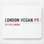 London vegan  Mousepads
