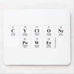 CYCLONE
 POWER  Mousepads