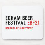 EGHAM BEER FESTIVAL  Mousepads