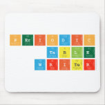 Periodic
 Table
 Writer  Mousepads