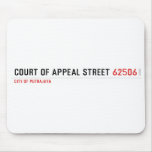 COURT OF APPEAL STREET  Mousepads