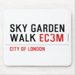 sky garden walk  Mousepads