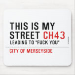 This is my  street  Mousepads