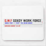 G.W.F  Mousepads