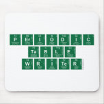 Periodic
 Table
 Writer  Mousepads